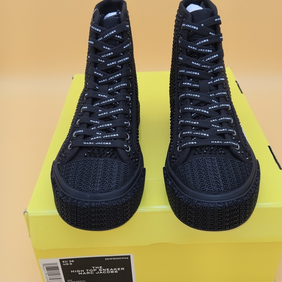 Marc Jacobs Shoes - Marc Jacobs Black High-Top Sneakers